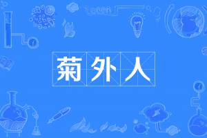 菊外人是什么意思