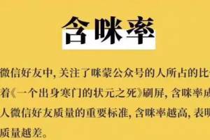 含咪率是什么意思