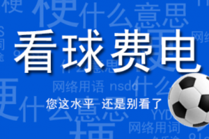 看球費(fèi)電是什么意思