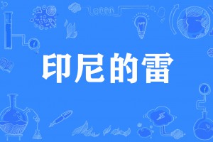 印尼的雷是什么意思