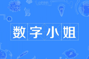 數(shù)字小姐是什么意思