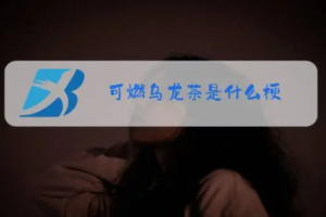 可燃乌龙茶是什么意思