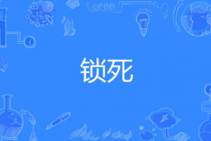鎖死是什么意思