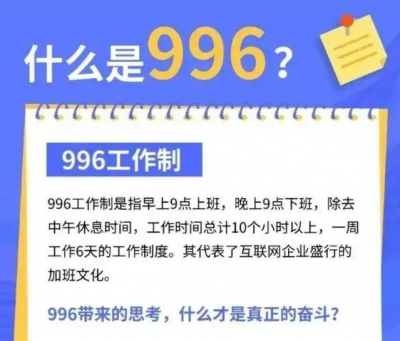 打工人996
