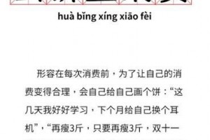 画饼型消费是什么意思