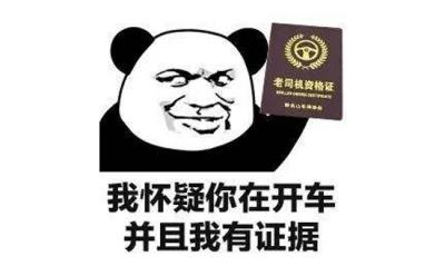 我懷疑你在開車并且我有證據(jù)