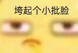 垮起个批脸