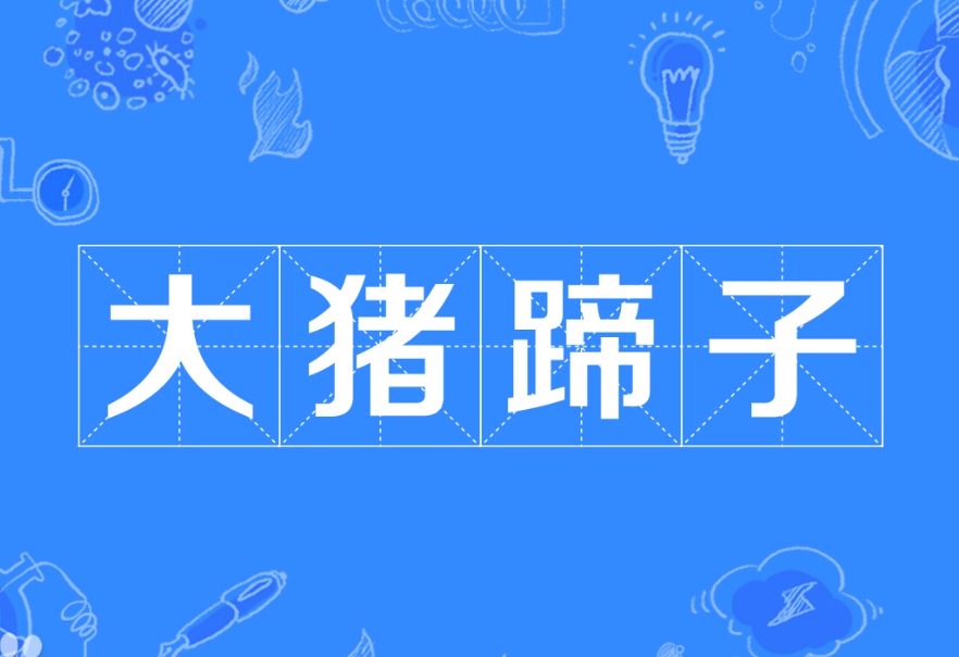 大猪蹄子