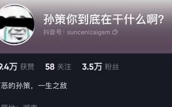 孙策你到底在干什么啊