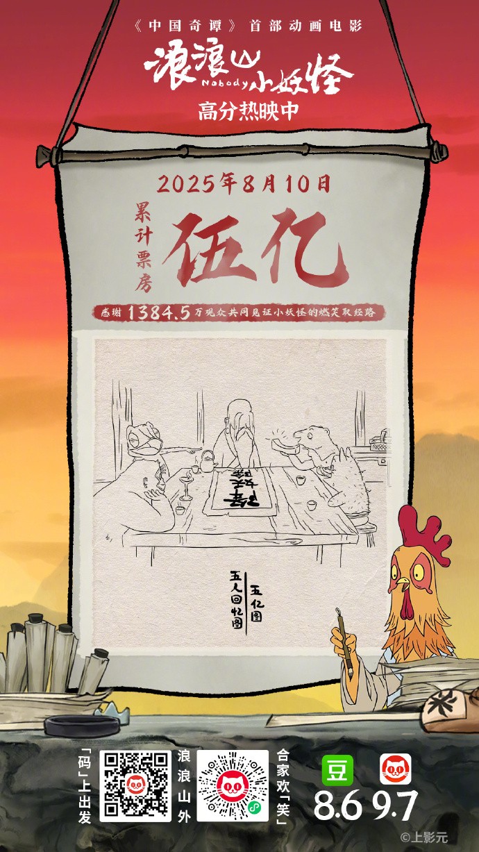 《浪浪山小妖怪》与《罗小黑战记2》票房口碑双丰收