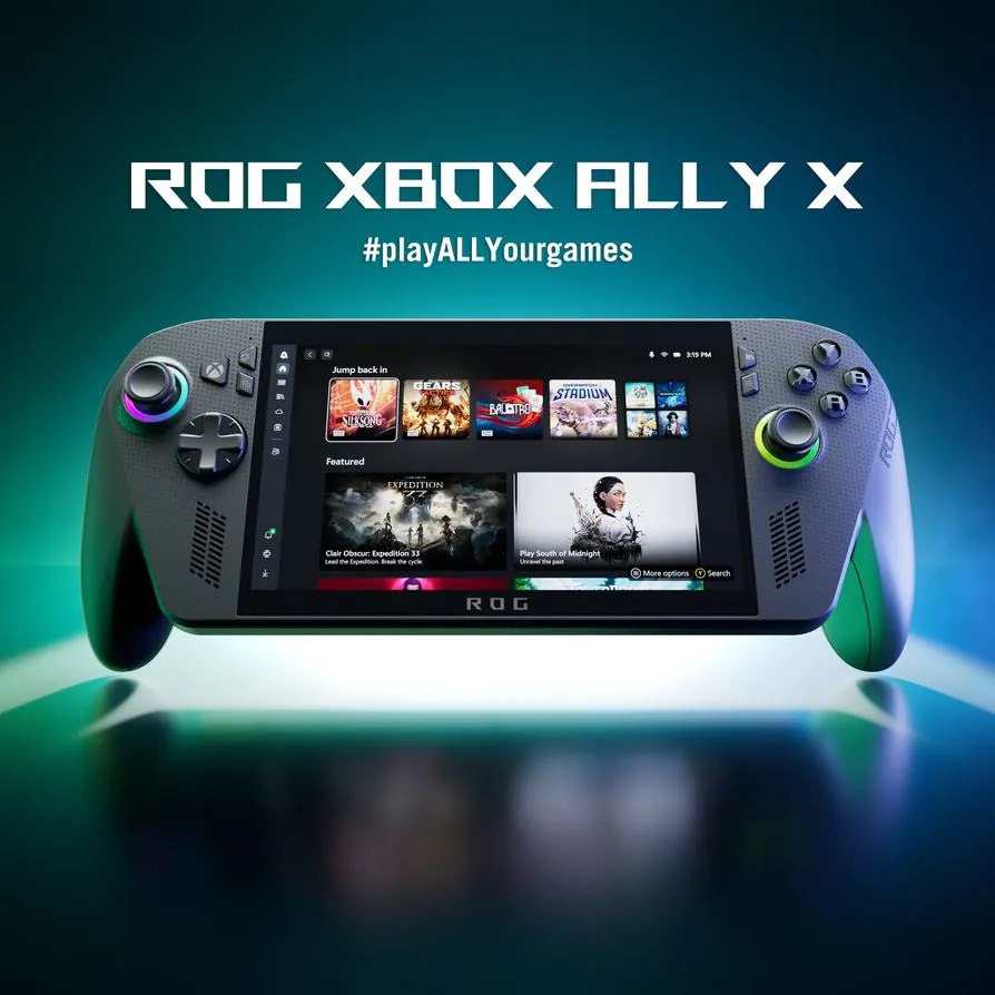 ‌ROG Xbox Ally X掌机 流畅运行《毁灭战士》光追效果