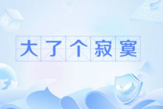 大了個寂寞是什么意思