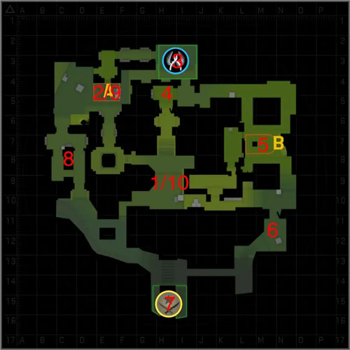 《CSGO》遠(yuǎn)古遺跡地圖關(guān)鍵點(diǎn)位位置指南