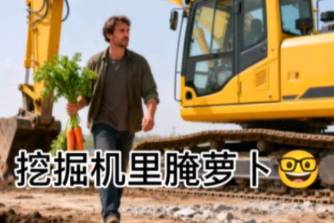 挖掘機(jī)里腌蘿卜是什么意思