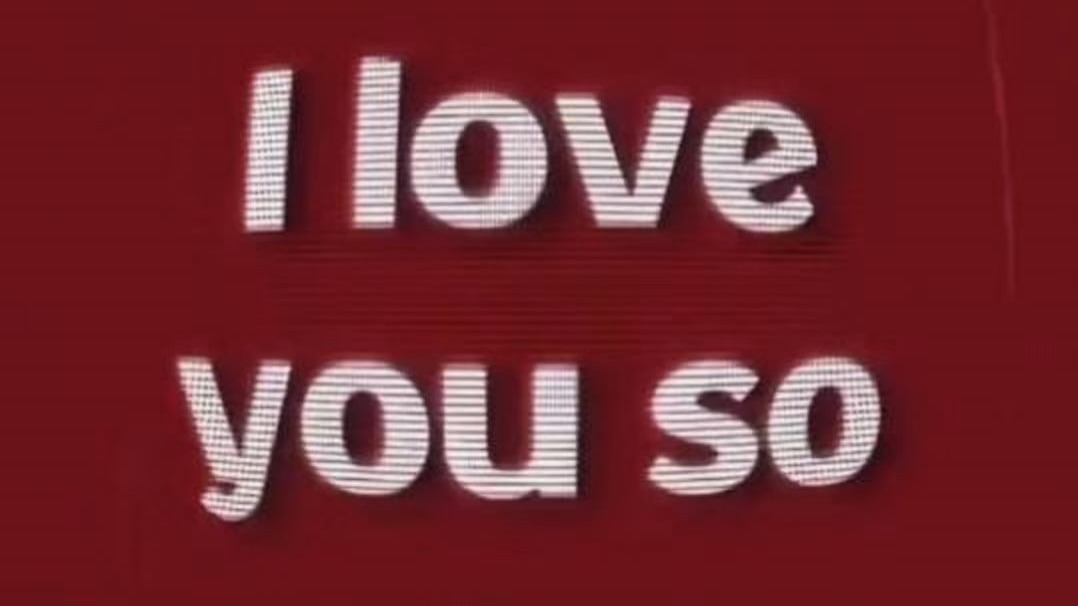 i love you so