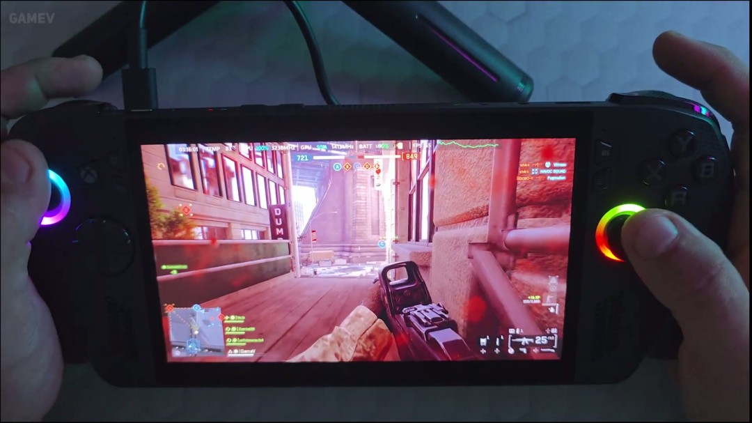 ‌ROG Xbox Ally X掌机实测《战地6》性能表现