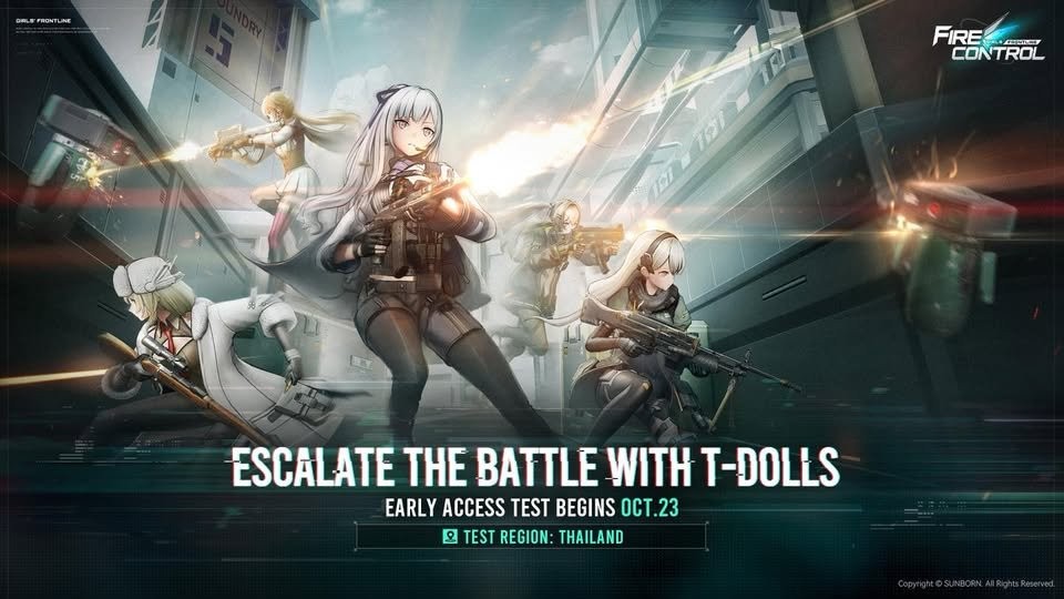 《少女前线:火力控制》10月23日泰国开启安卓测试