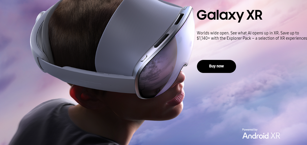 三星Galaxy XR头显高端配置开启虚实融合新体验