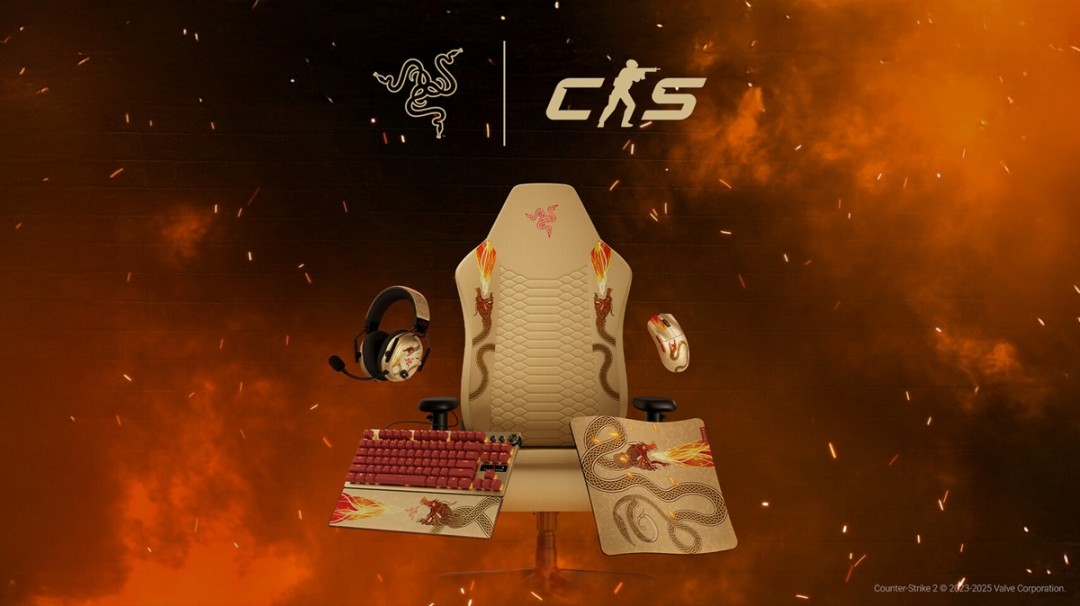 雷蛇推出《反恐精英2》主题限定电竞装备系列