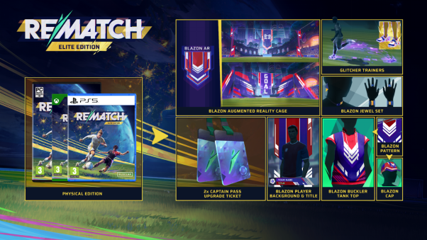 《开球!Rematch 精英版》实体版首发含专属内容