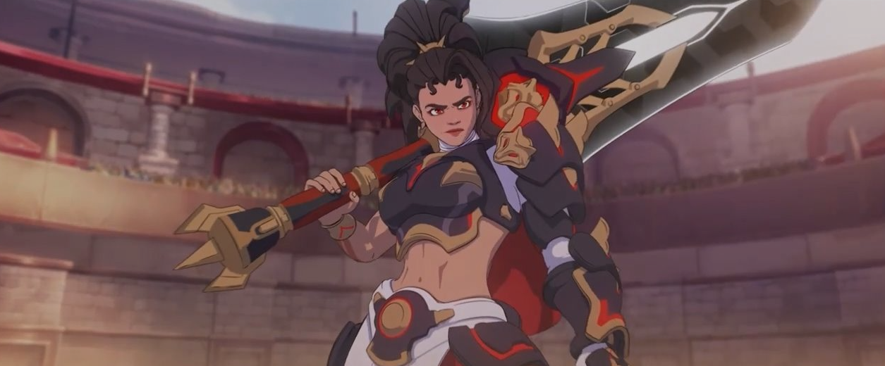 《守望先锋》新英雄公开！巨剑女战士母狼“斩仇”