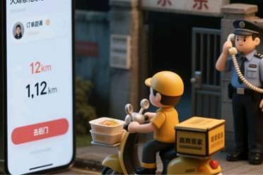 一闪一闪接外卖是什么意思