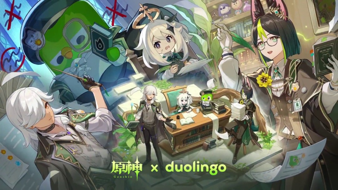 ‌《原神》与多邻国推出联动语言学习活动‌