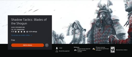 索尼對免費(fèi)《影子戰(zhàn)術(shù)》事件向玩家發(fā)布強(qiáng)制退款郵件?