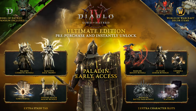 《暗黑破坏神 4》国际服新 DLC 购买指南