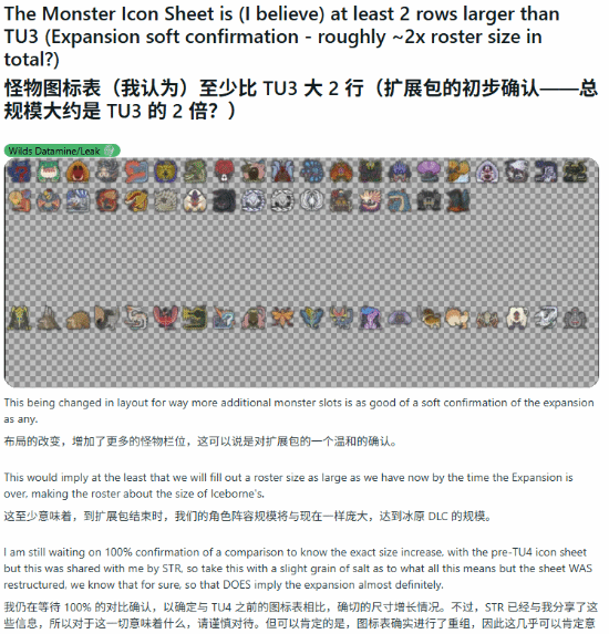 《怪物猎人：荒野》或有大型DLC，怪物总数或达60余只‌