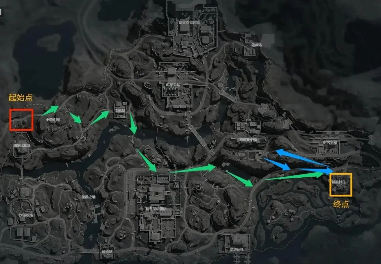 三角洲行动长弓溪谷送信小队点位攻略