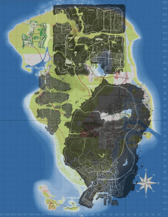 传闻透露《GTA 6》地图规模空前或将容纳系列前作地图