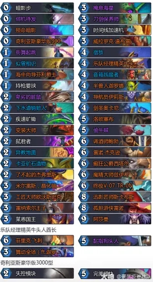 ‌《炉石传说》34.4版本宇宙剽窃贼卡组一览‌