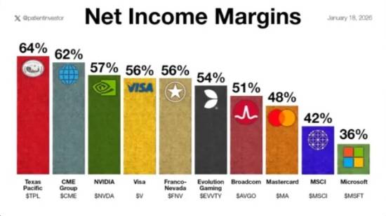全球凈利潤率十強揭曉:平臺型經(jīng)濟與規(guī)則制定者主導新格局全球凈利潤率十強揭曉:平臺型經(jīng)濟與規(guī)則制定者主導新格局