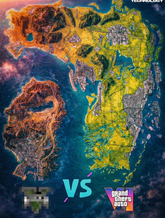 《GTA 6》地图将是前作的3.5倍大，堪称最广阔开放世界‌