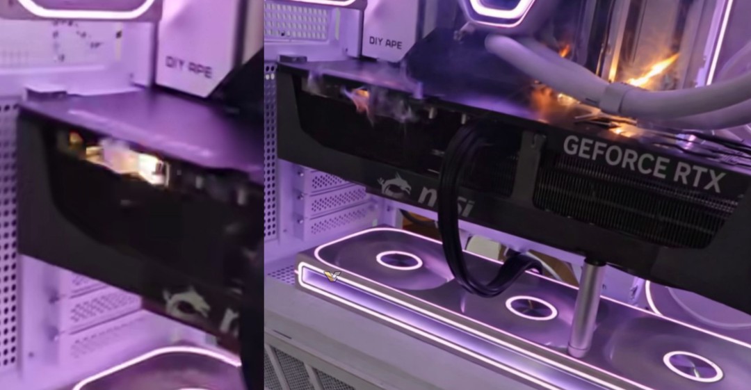 ‌RTX 5090显卡首次通电即自燃