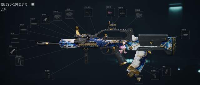‌《三角洲行动》S8赛季QBZ95突击步枪改枪方案‌