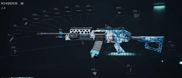 ‌《三角洲行动》S8赛季M249轻机枪改枪方案‌