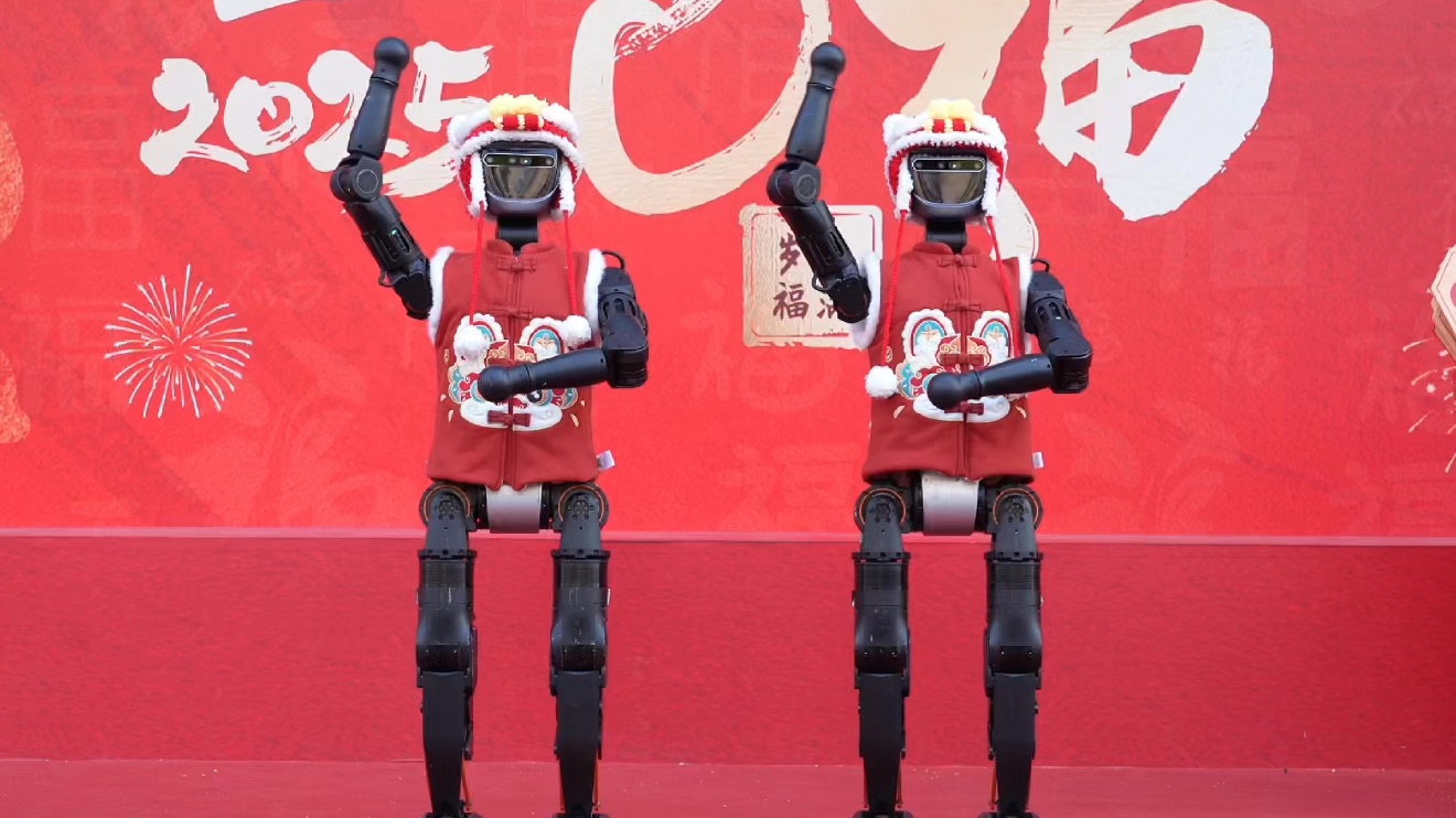 机器人拜年