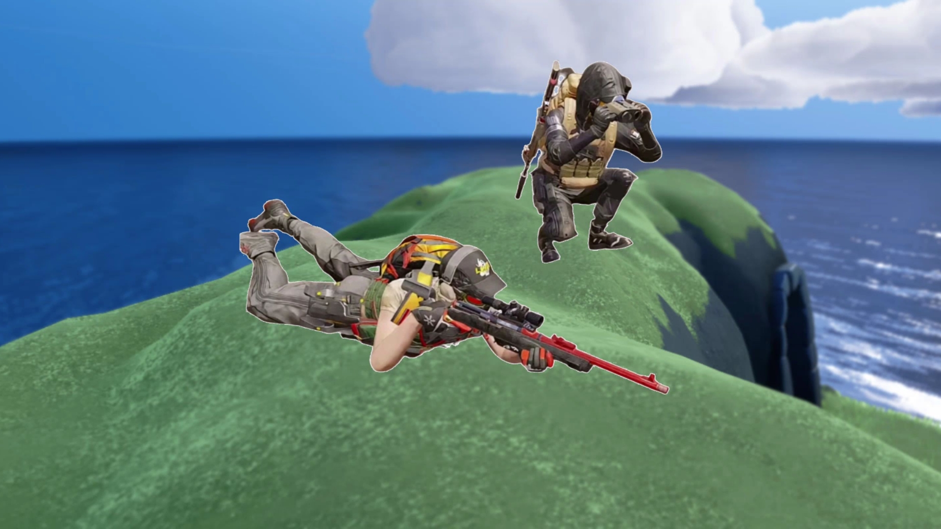 暗区两个二货狙击手