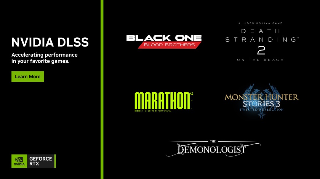 ‌《死亡搁浅2》等多款新作将支持DLSS 4.5‌