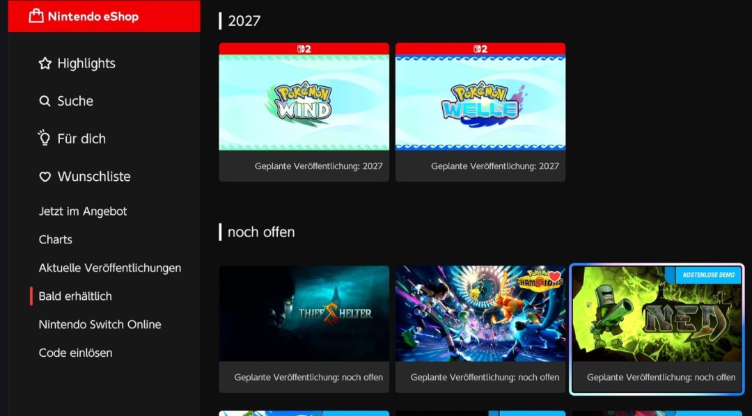 宝可梦Switch2新作上架eShop