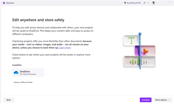 ‌微软强推OneDrive，Clipchamp编辑被迫“云端化”