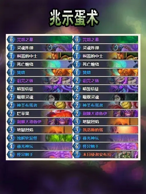 ?爐石傳說大地的裂變強力卡組：兆示蛋術?