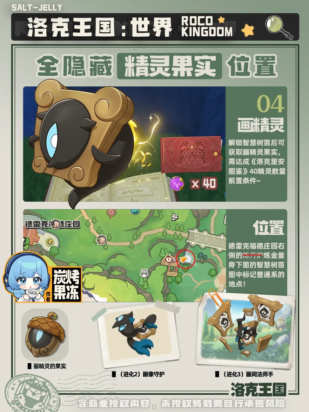 ‌《洛克王国》画精灵果实获取地点一览‌