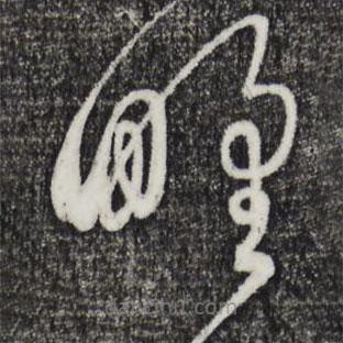 饒介寫的草書野