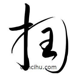 流江寫的草書掏