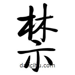 啟功寫的楷書禁