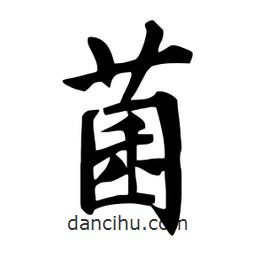 杜慧田寫的楷書菌