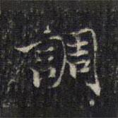 王羲之寫的楷書調(diào)